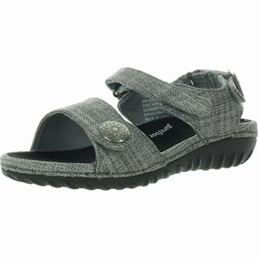 Walkabout Womens Leather Slingback Flat Sandals