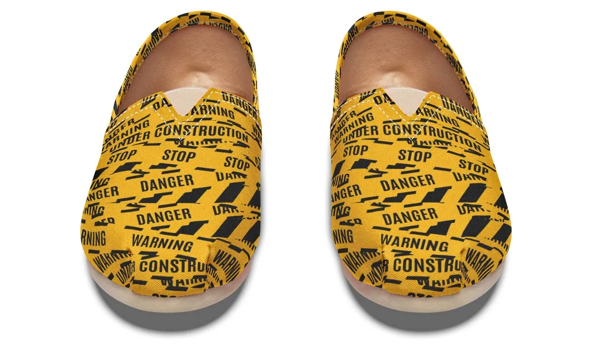 Warning Tape Casual Shoes