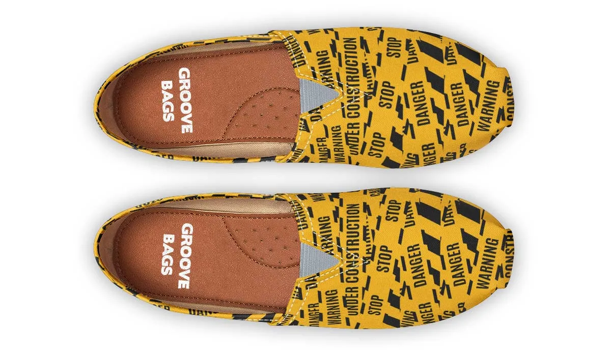 Warning Tape Casual Shoes