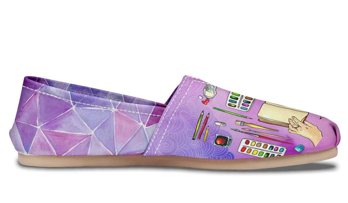 Watercolor Casual Shoes
