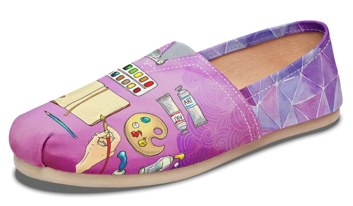 Watercolor Casual Shoes