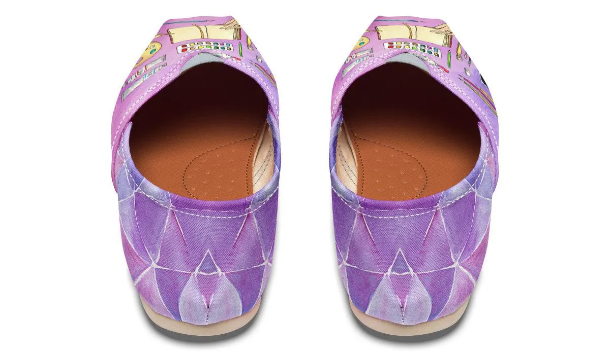 Watercolor Casual Shoes