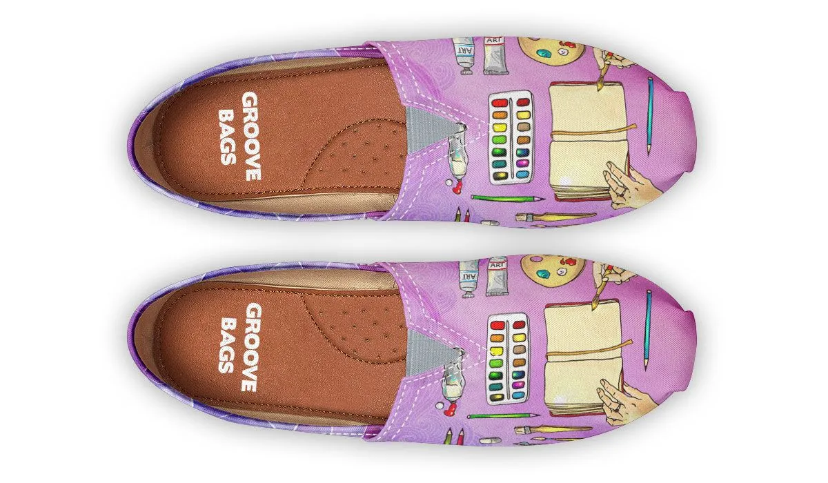Watercolor Casual Shoes
