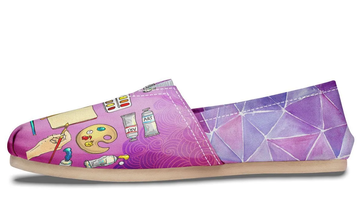 Watercolor Casual Shoes