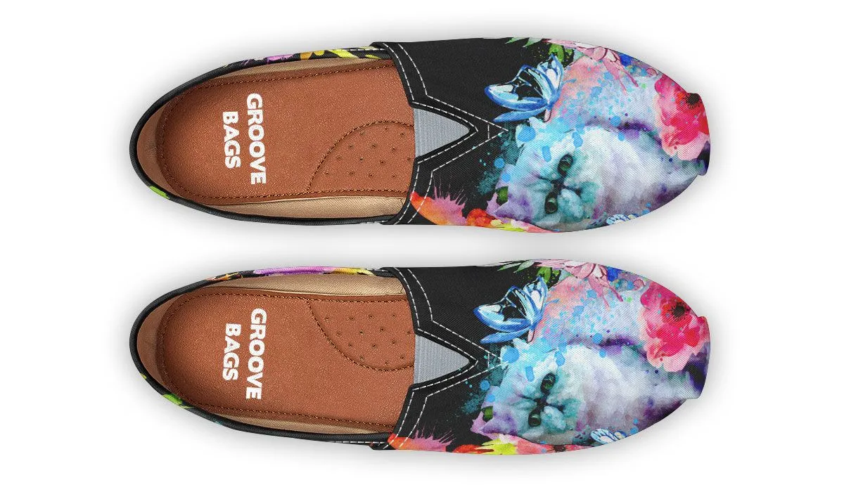 Watercolor Cat Persian Casual Shoes