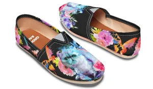 Watercolor Cat Persian Casual Shoes