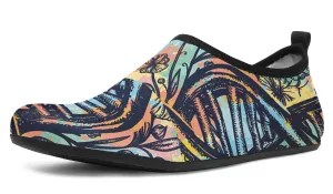 Watercolor DNA Chain Aqua Barefoot Shoes