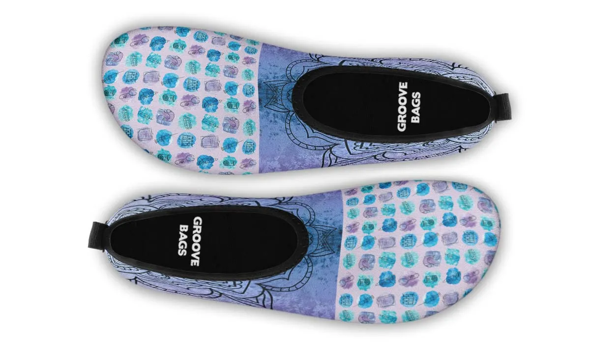Watercolor Medical Set Aqua Barefoot Shoes