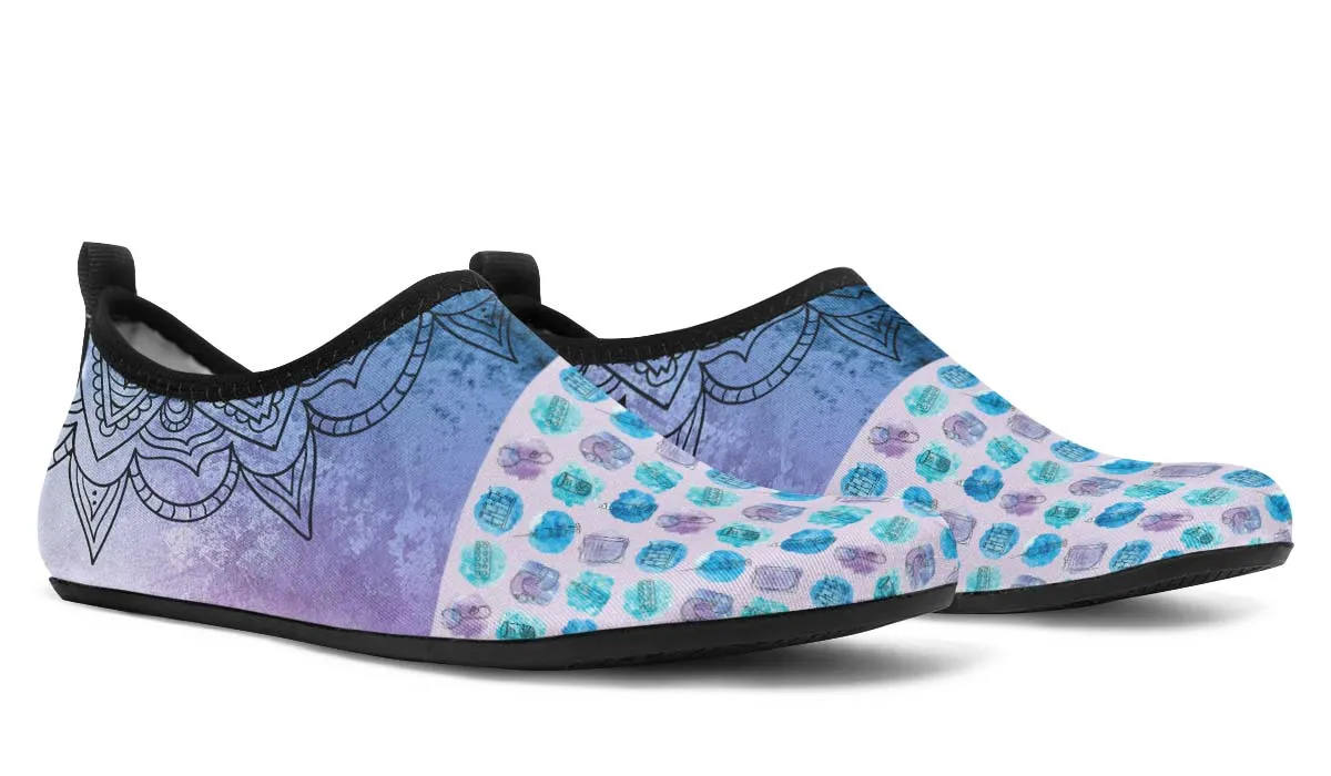 Watercolor Medical Set Aqua Barefoot Shoes