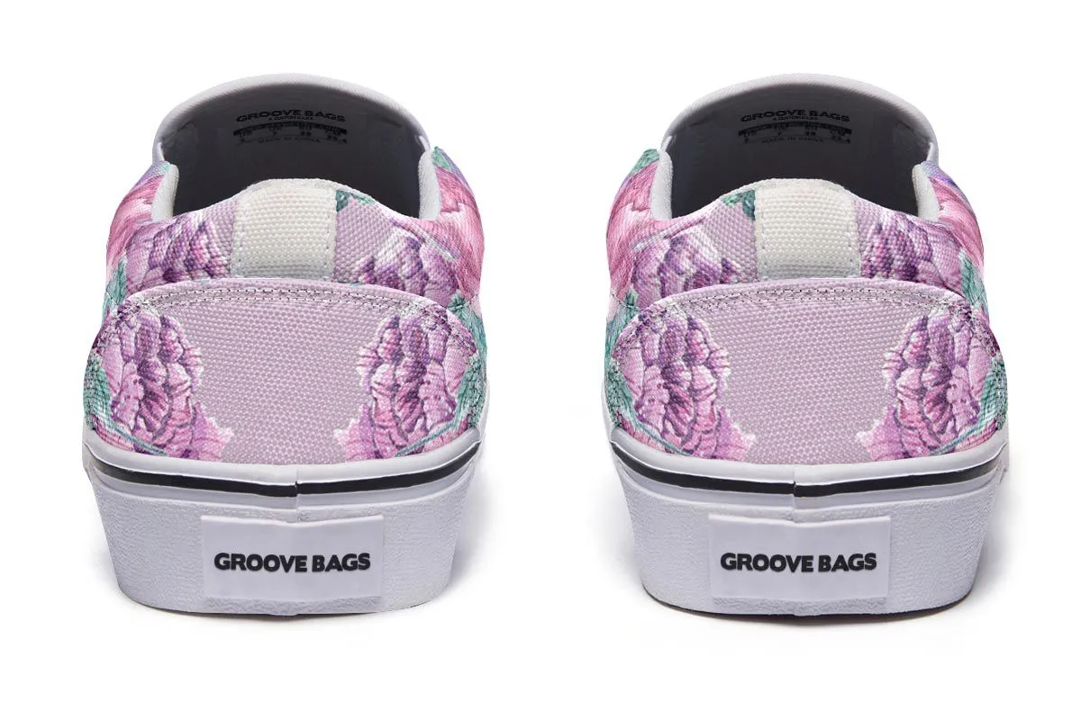Watercolor Sewing Slip-On Shoes