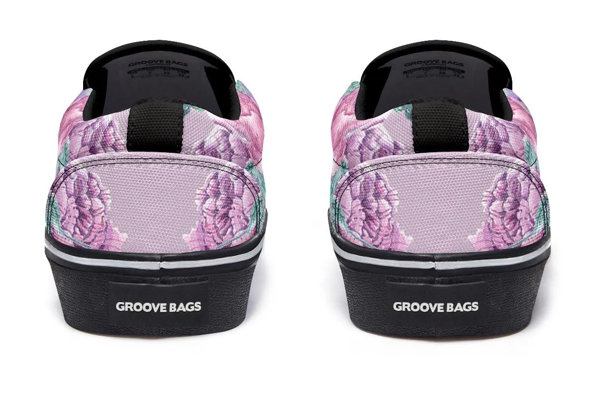 Watercolor Sewing Slip-On Shoes
