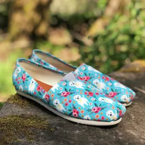 Westie Flower Casual Shoes