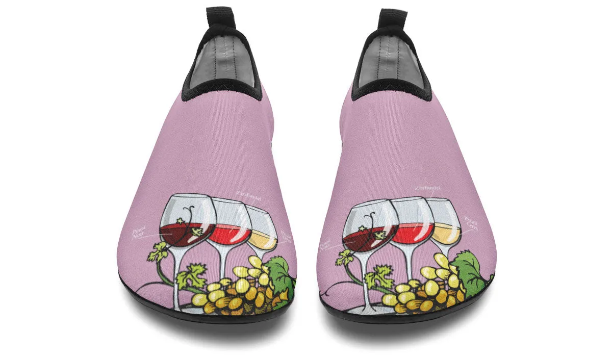 Wine Tasting Aqua Barefoot Shoes