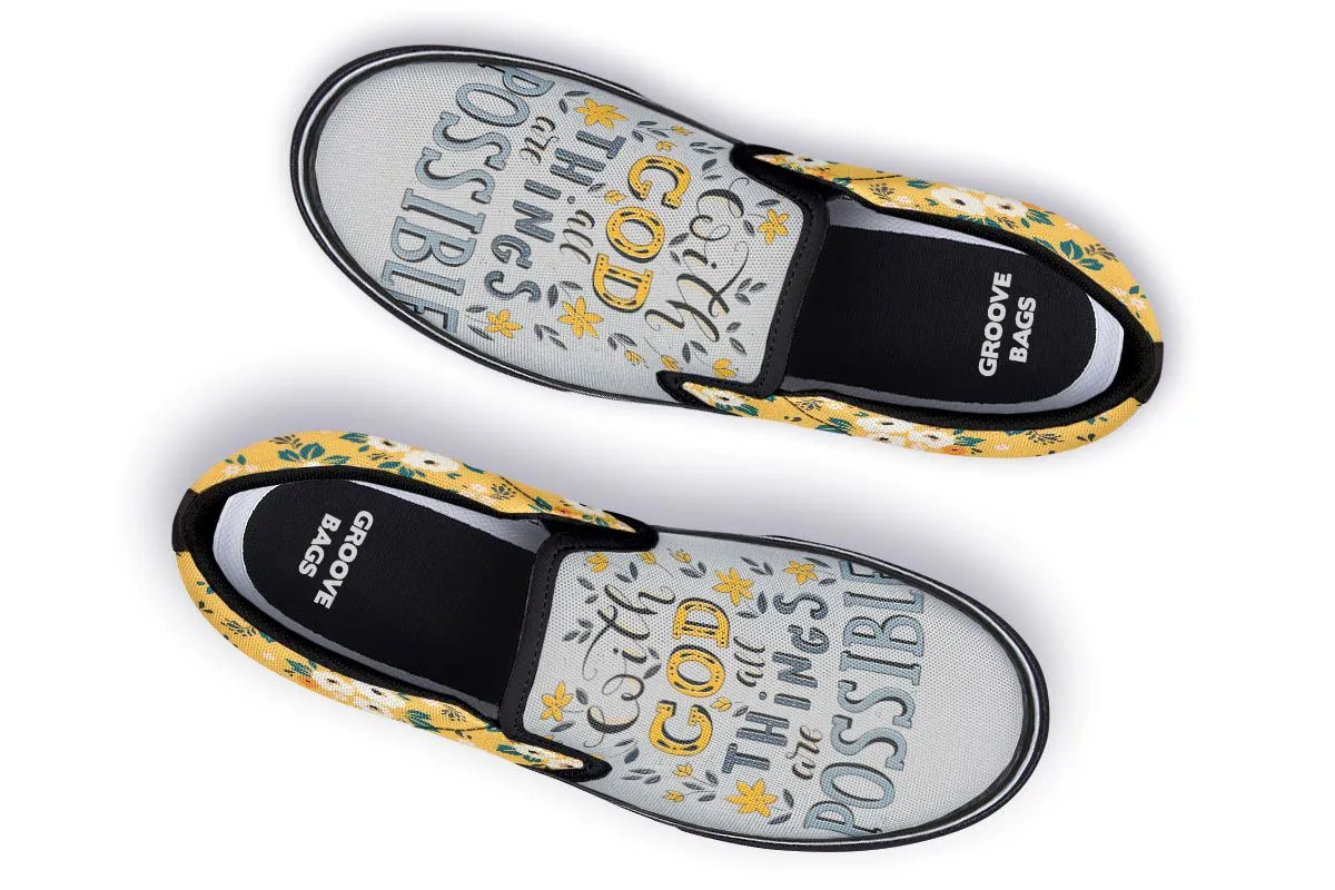 With God Slip-On Shoes
