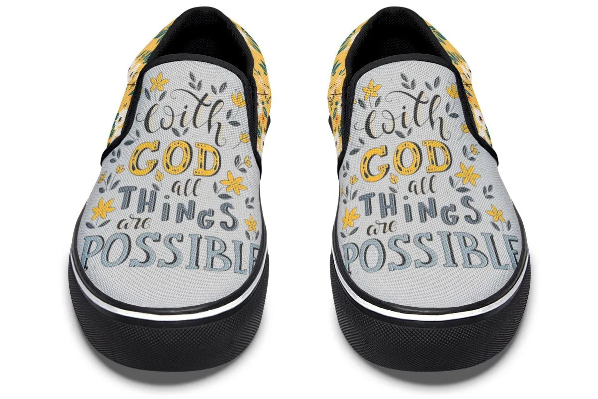 With God Slip-On Shoes