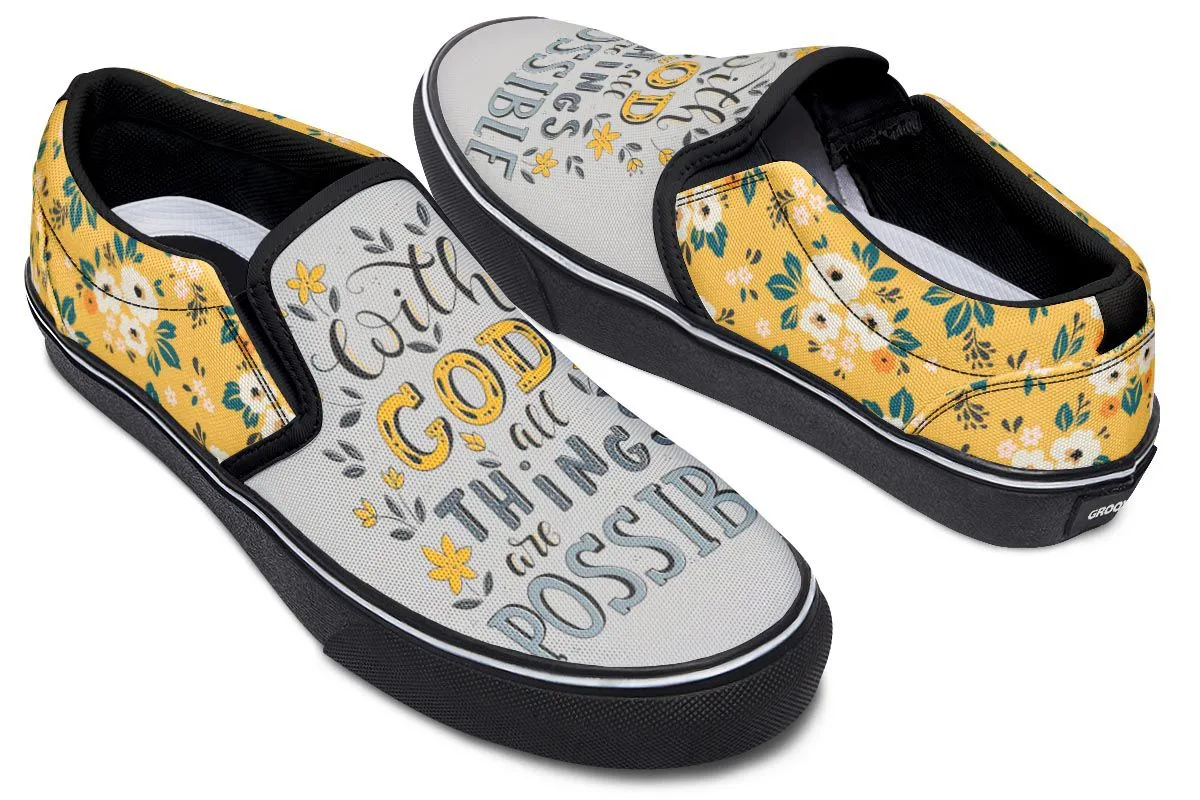 With God Slip-On Shoes