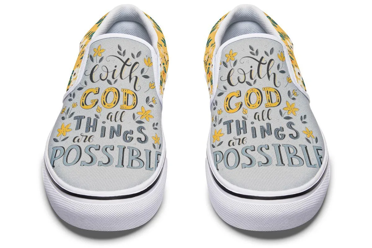 With God Slip-On Shoes