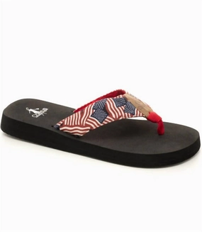 Women's Americana Beach Babe Sandals In Black