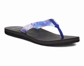 Women's Ashland St Tye Dye Sandal In Blue Multi