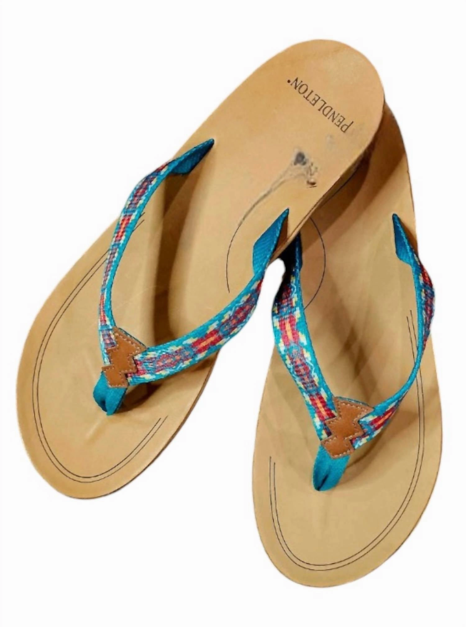 Women's Carico Lake Thong Sandal In Turquoise
