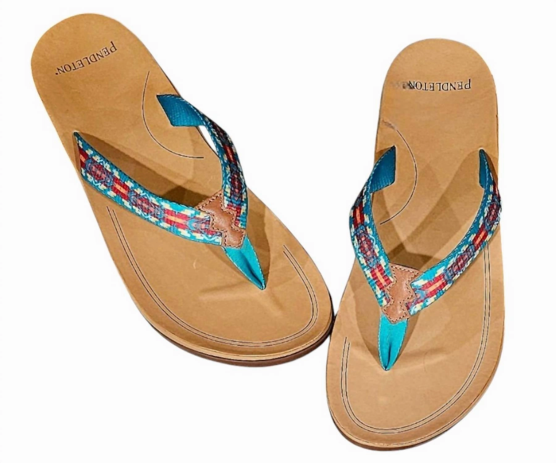 Women's Carico Lake Thong Sandal In Turquoise