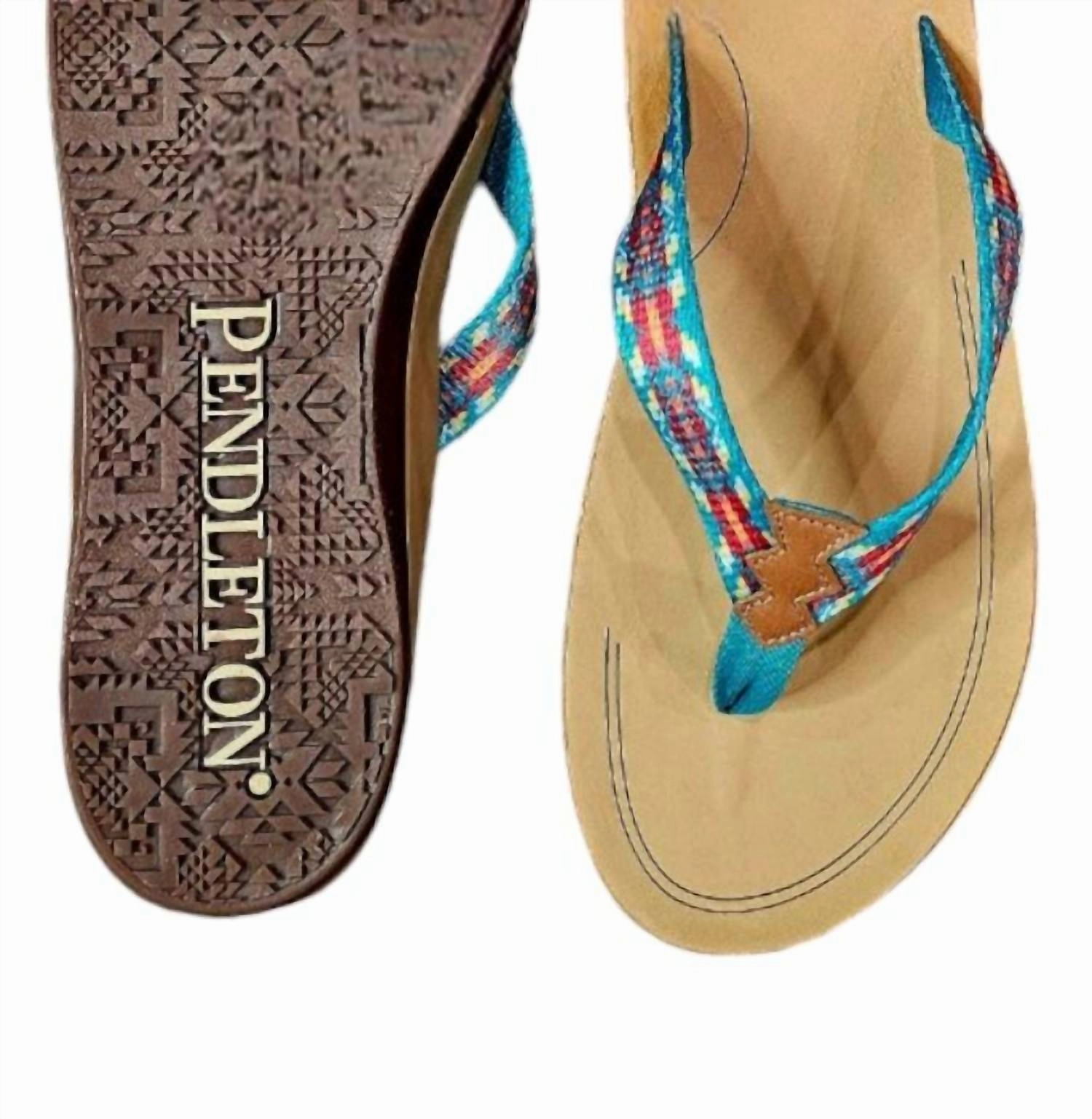 Women's Carico Lake Thong Sandal In Turquoise