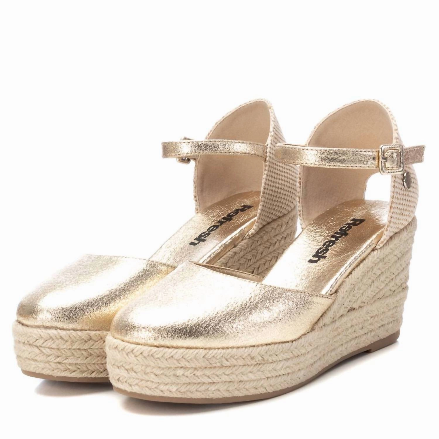 Women's Espadrille Sandals In Gold