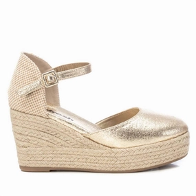 Women's Espadrille Sandals In Gold