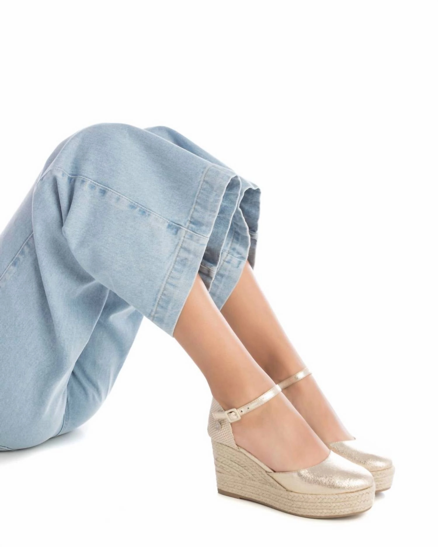 Women's Espadrille Sandals In Gold