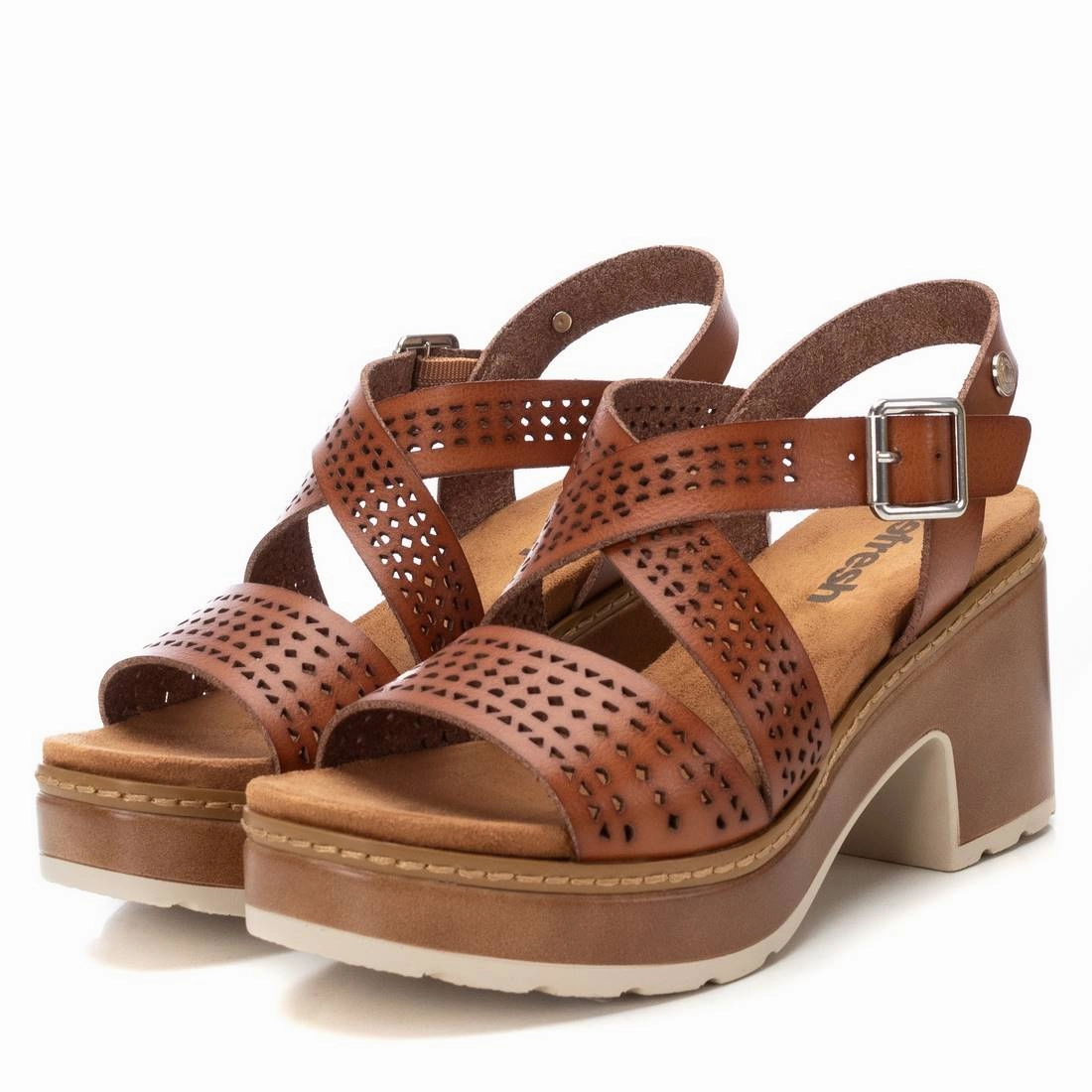 Women's Fashion Heeled Sandals Refresh By Xti