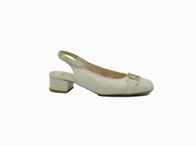 Women's Gallant Sling Back Sandals In Cream