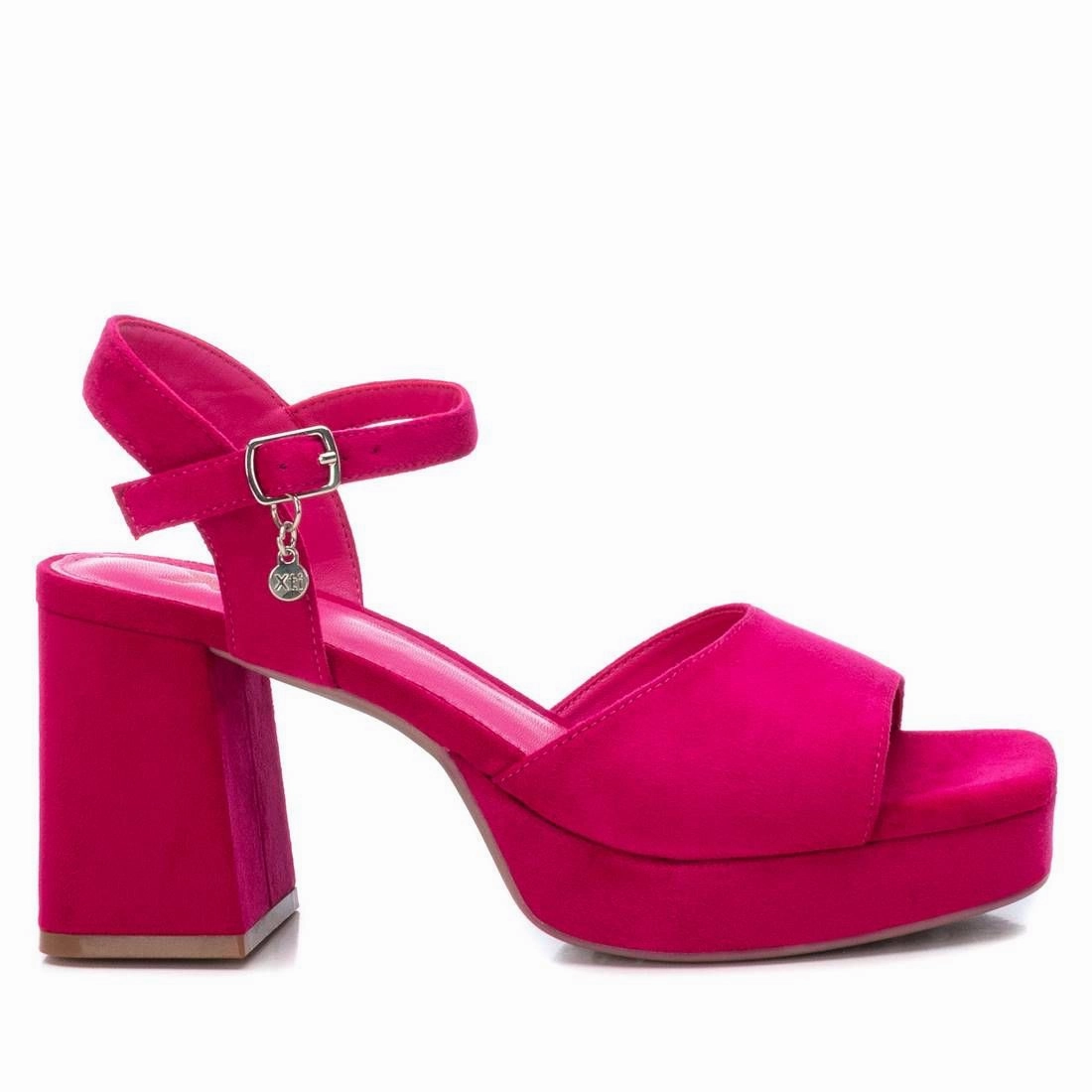 Women's Heeled Suede Sandals With Platform By XTI