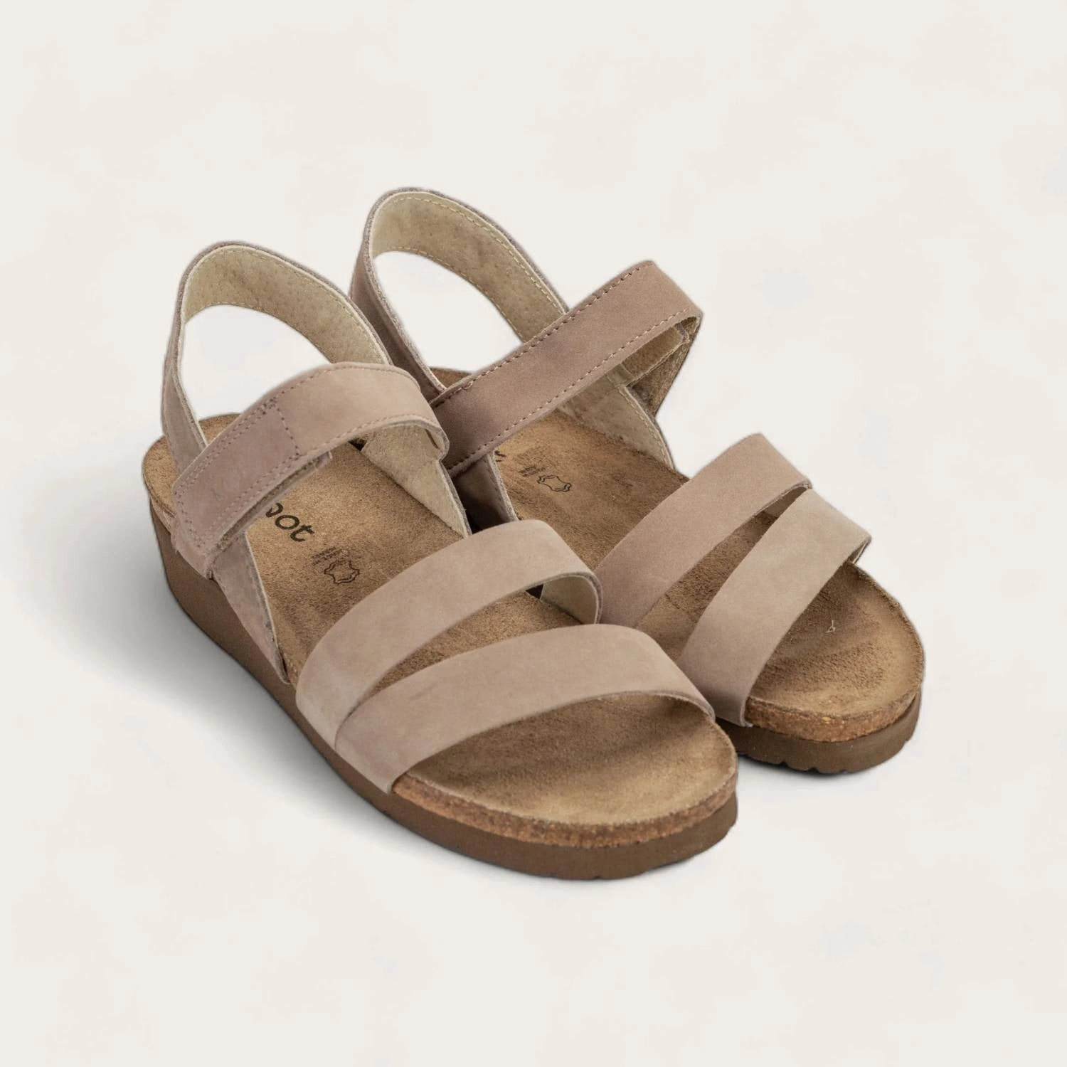 Women's Kayla Sandals - Narrow In Stone Nubuck