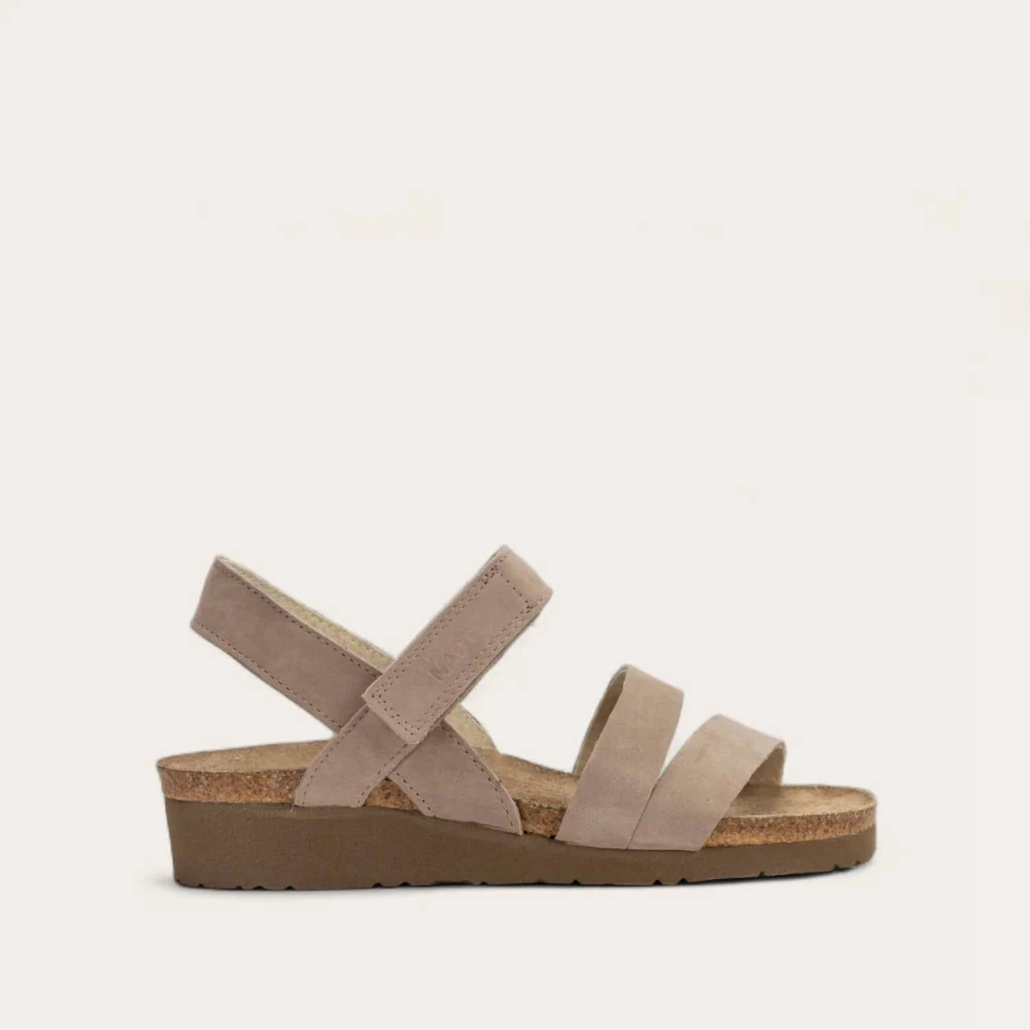 Women's Kayla Sandals - Narrow In Stone Nubuck