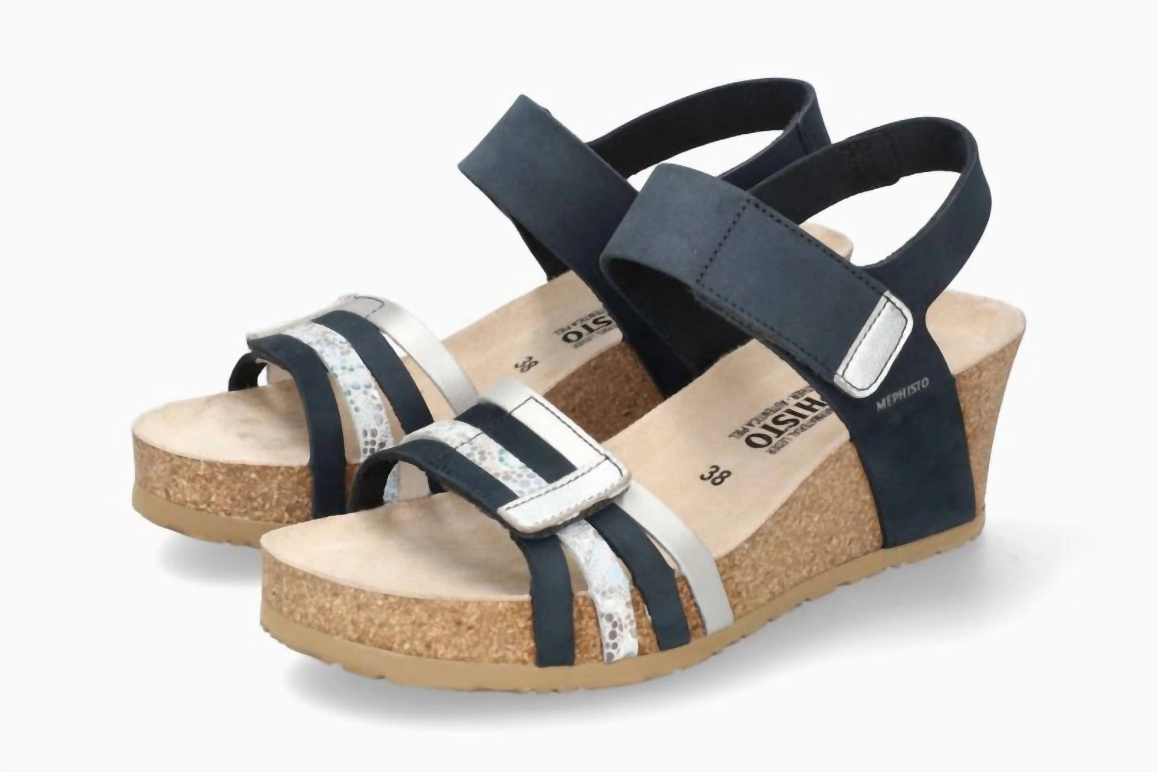 Women's Lucia Lightweight Walking Wedge Sandal In Navy