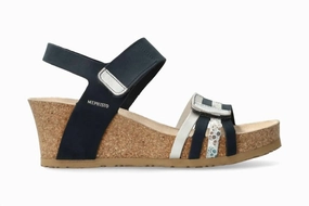 Women's Lucia Lightweight Walking Wedge Sandal In Navy