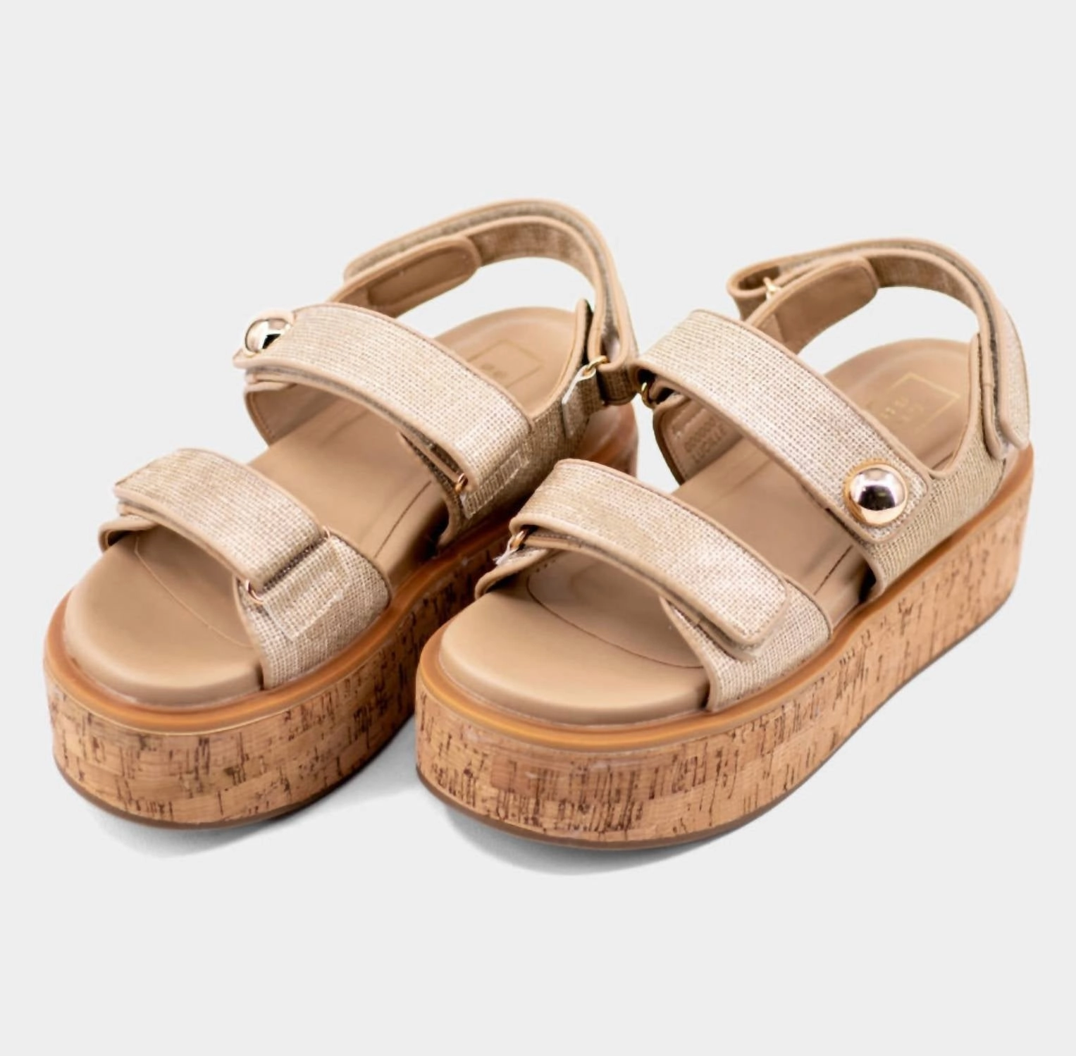 Women's Lucille Woven Wedge Sandal In Gold