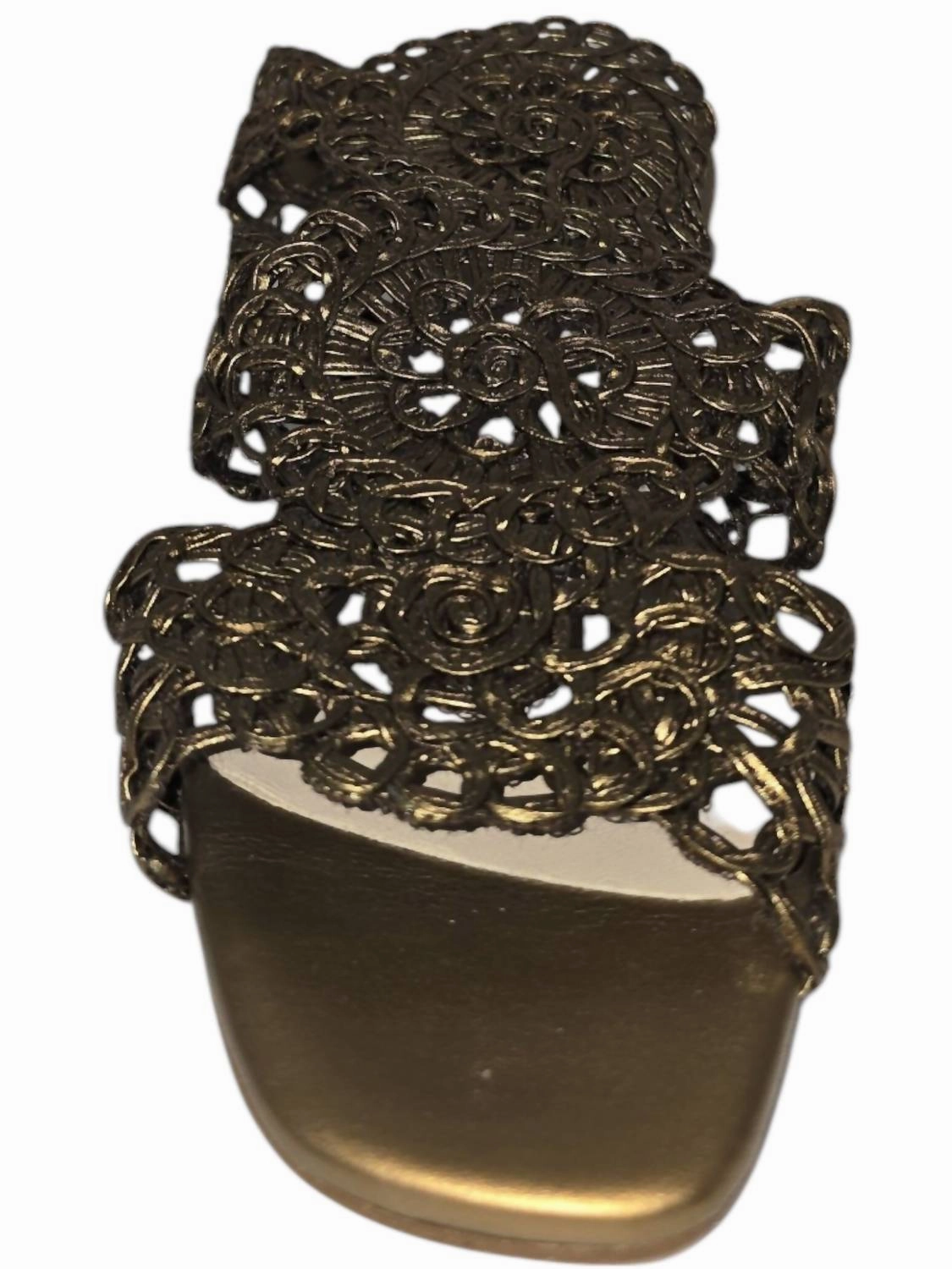 Women's Napa Lame Sandal In Bronzo