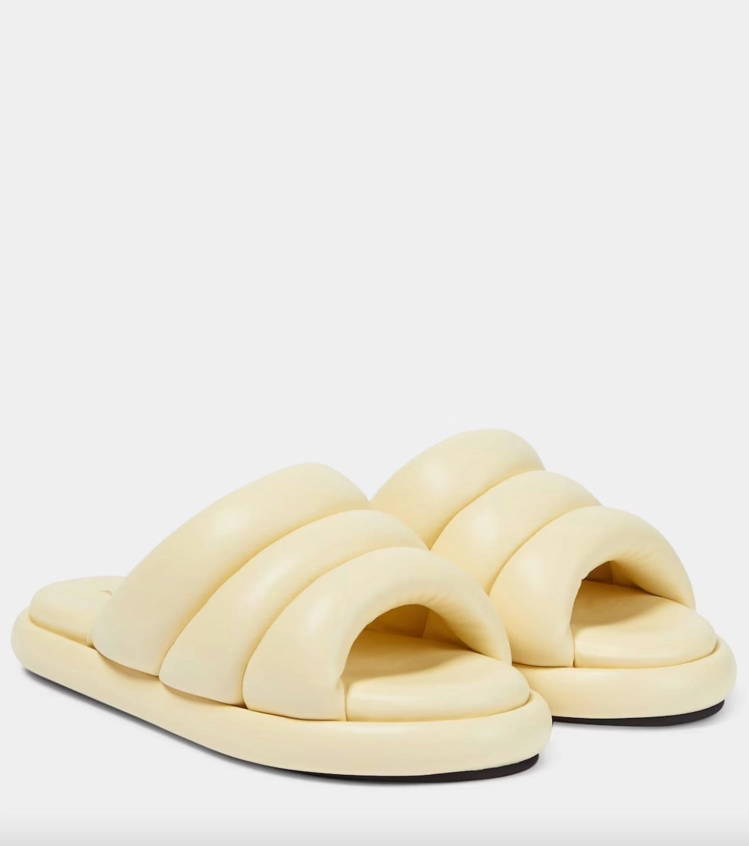 Women's Pipe Group Slide Sandal In Butter