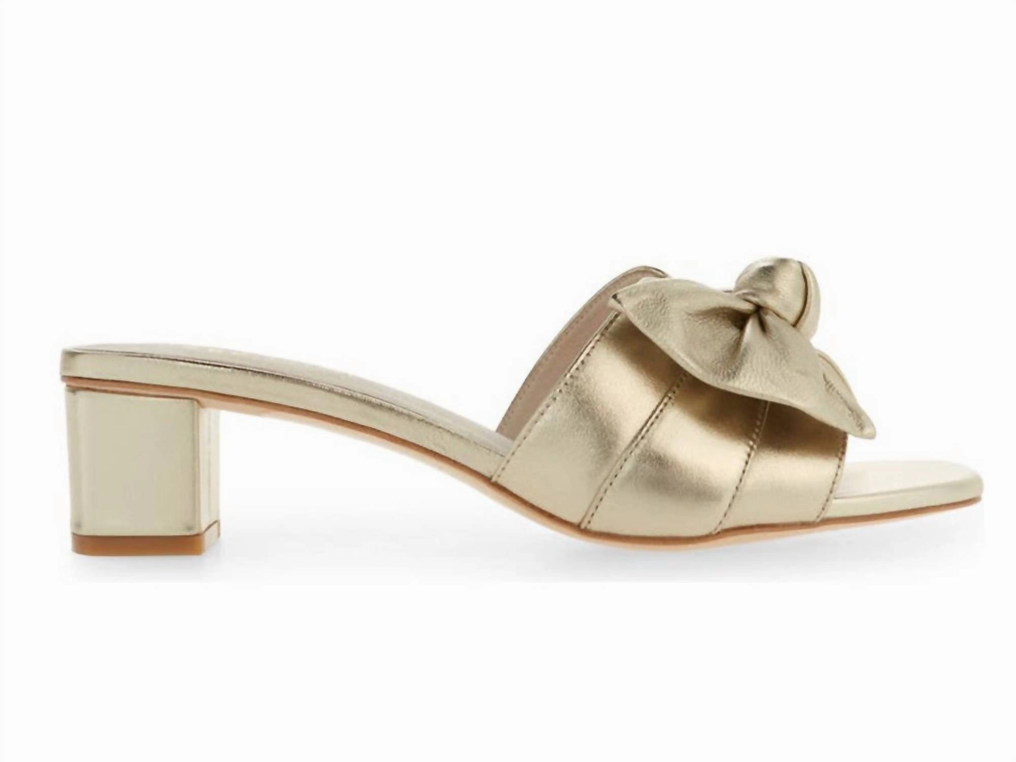 Women's Sidney Heel In Gold