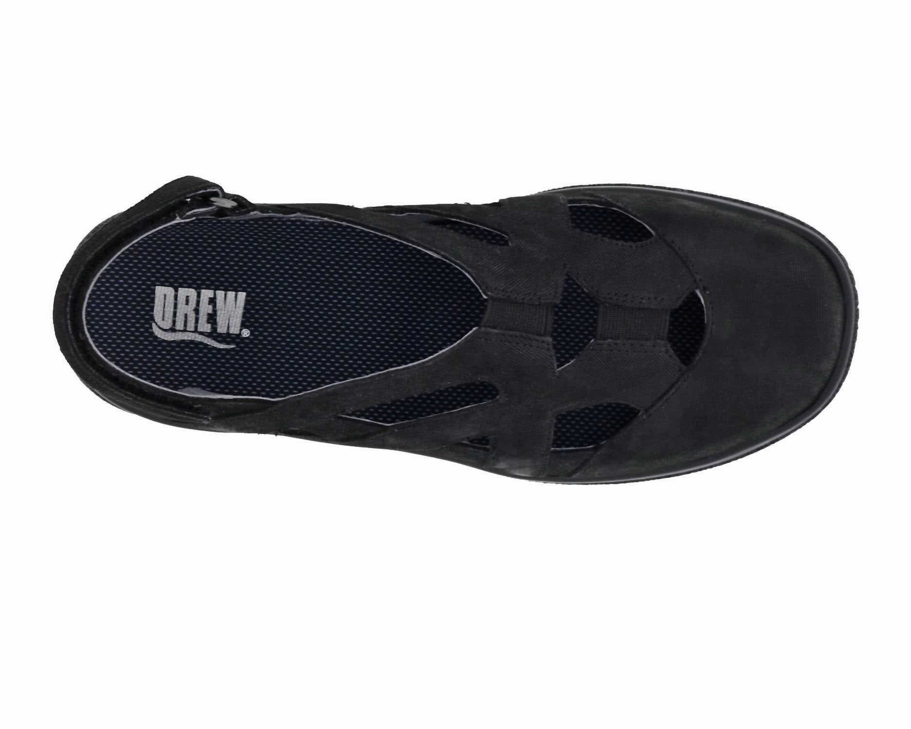 Women's Smiles Casual Sandal In Black Microdot