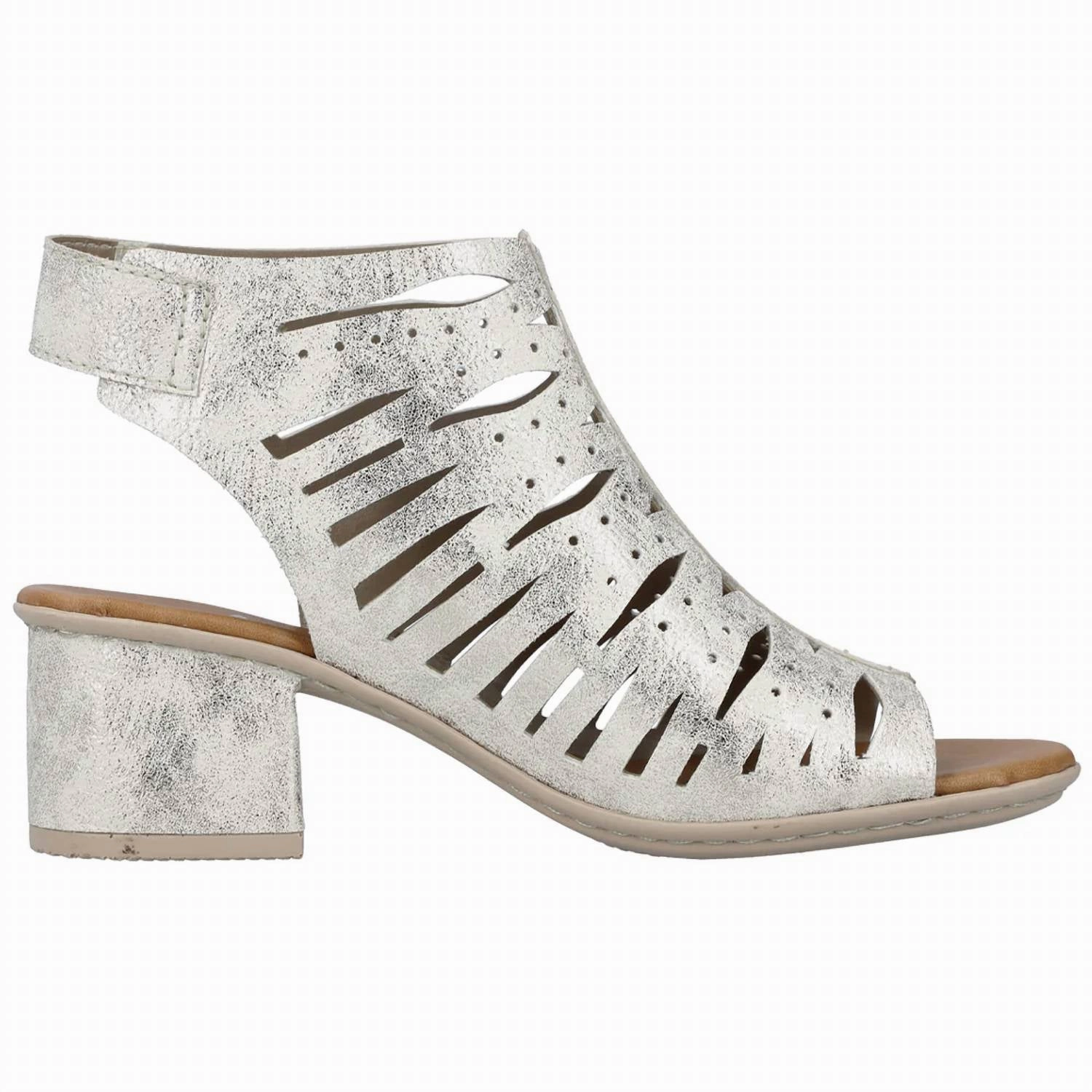 Women's Vicky 76 Sandal In Beige/gold