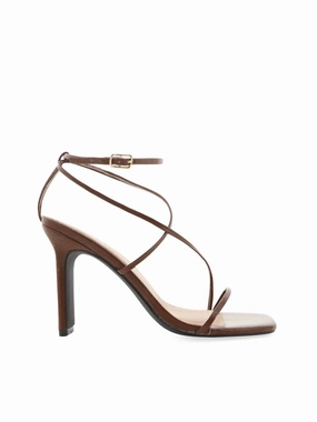 Women's Xiomara Heel Sandal In Chocolate