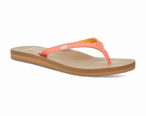 Women's Yoga Joy Sandal In Fusion Coral