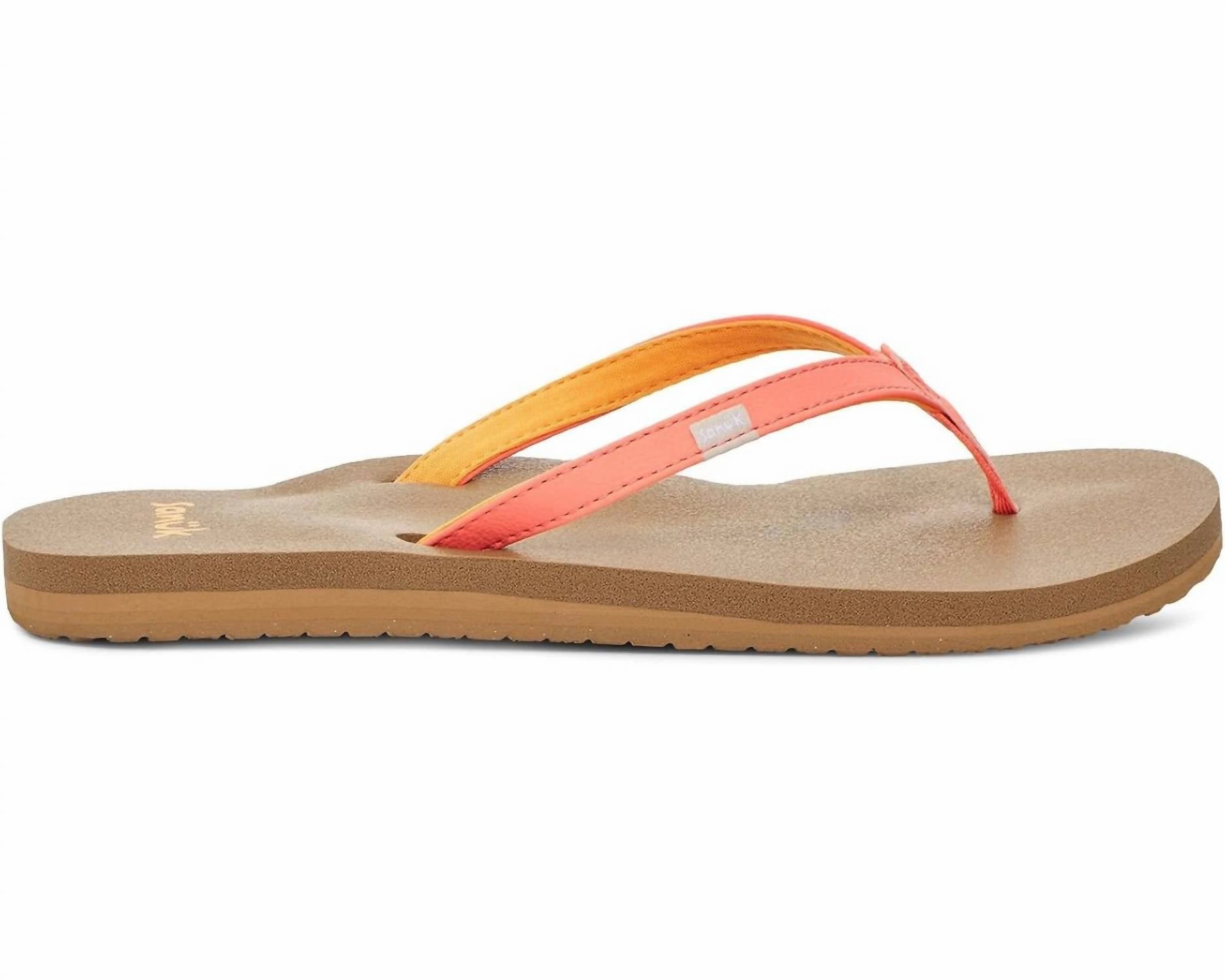 Women's Yoga Joy Sandal In Fusion Coral
