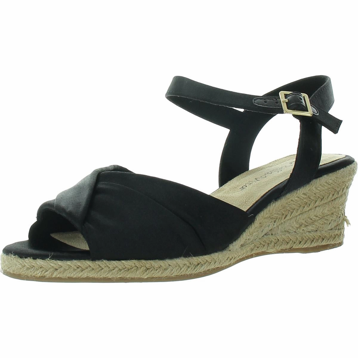 Womens Cork Man Made Wedge Sandals
