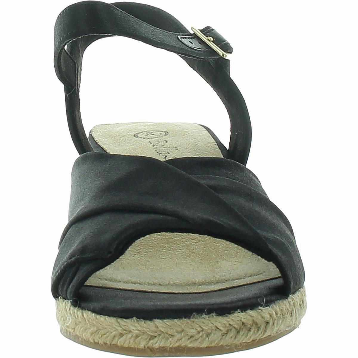 Womens Cork Man Made Wedge Sandals