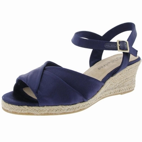 Womens Cork Man Made Wedge Sandals