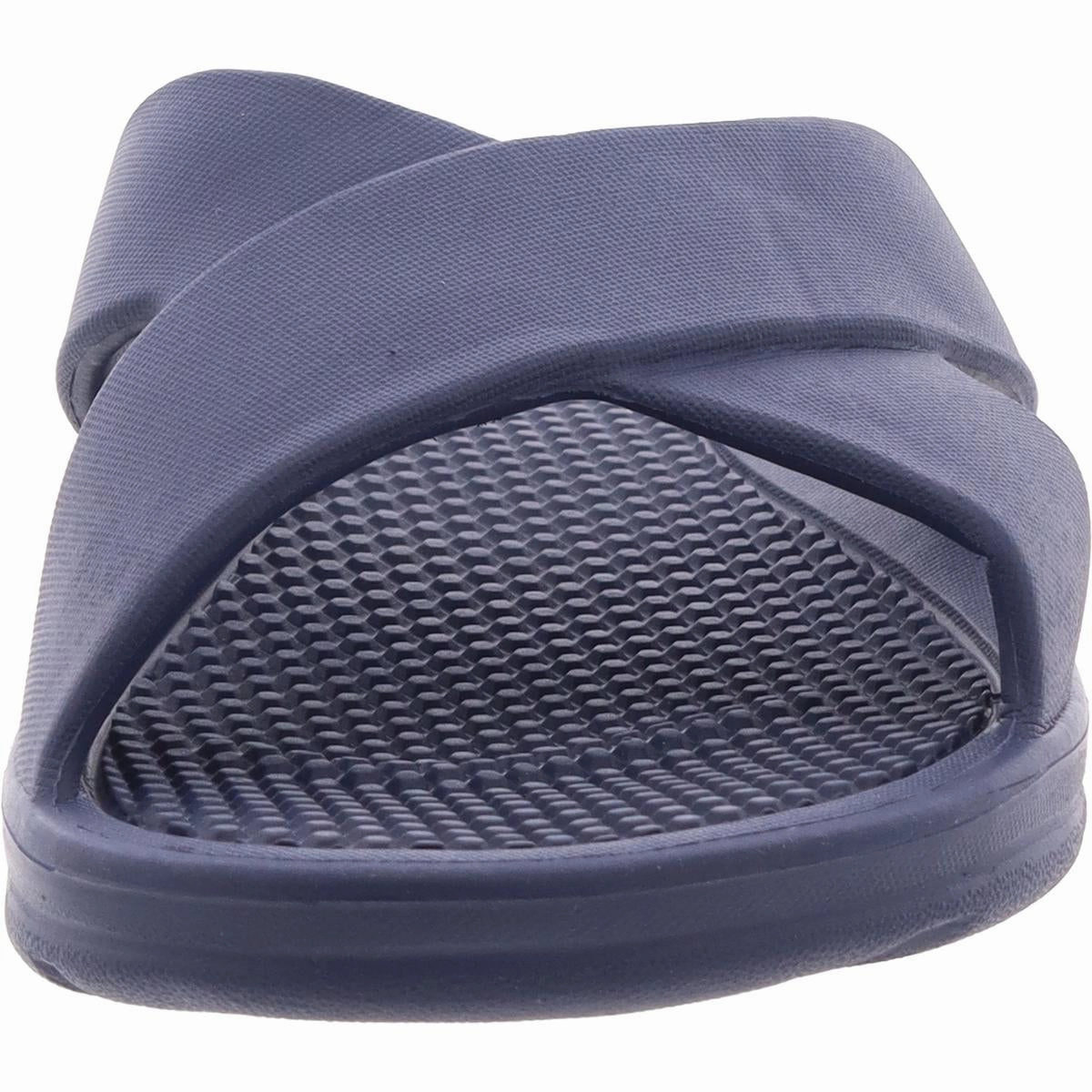 Womens Criss-Cross Slide Sandals