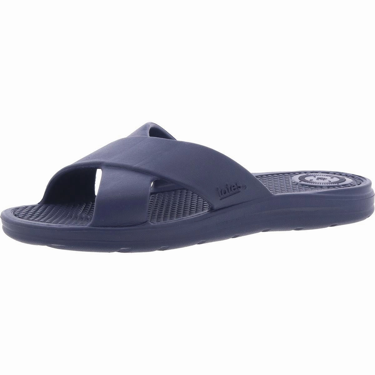 Womens Criss-Cross Slide Sandals